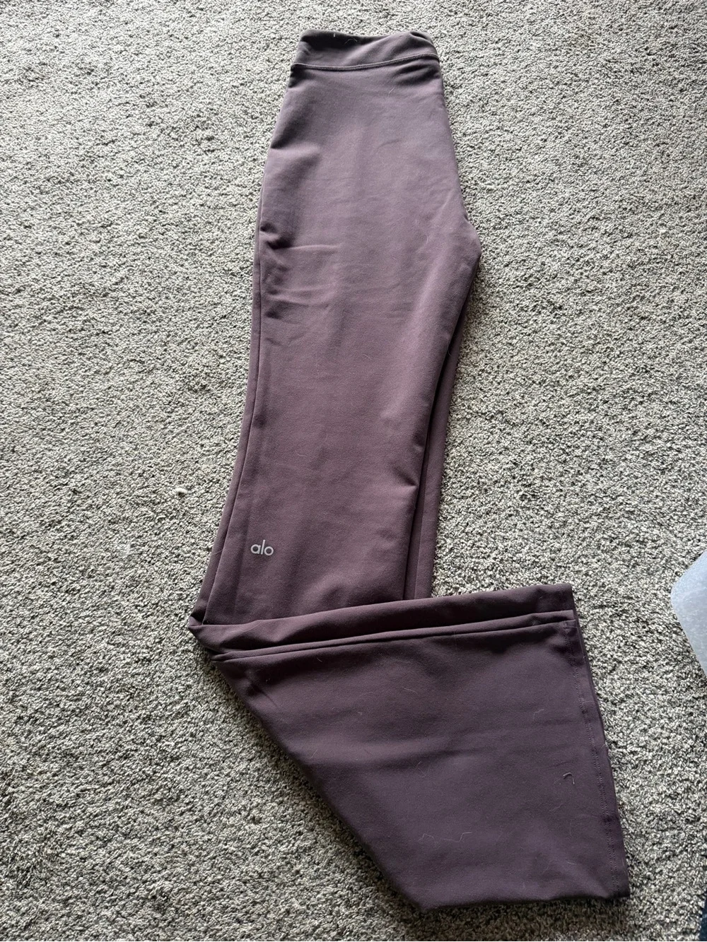 ALO Yoga Raisin Flare Pants with Front Slits